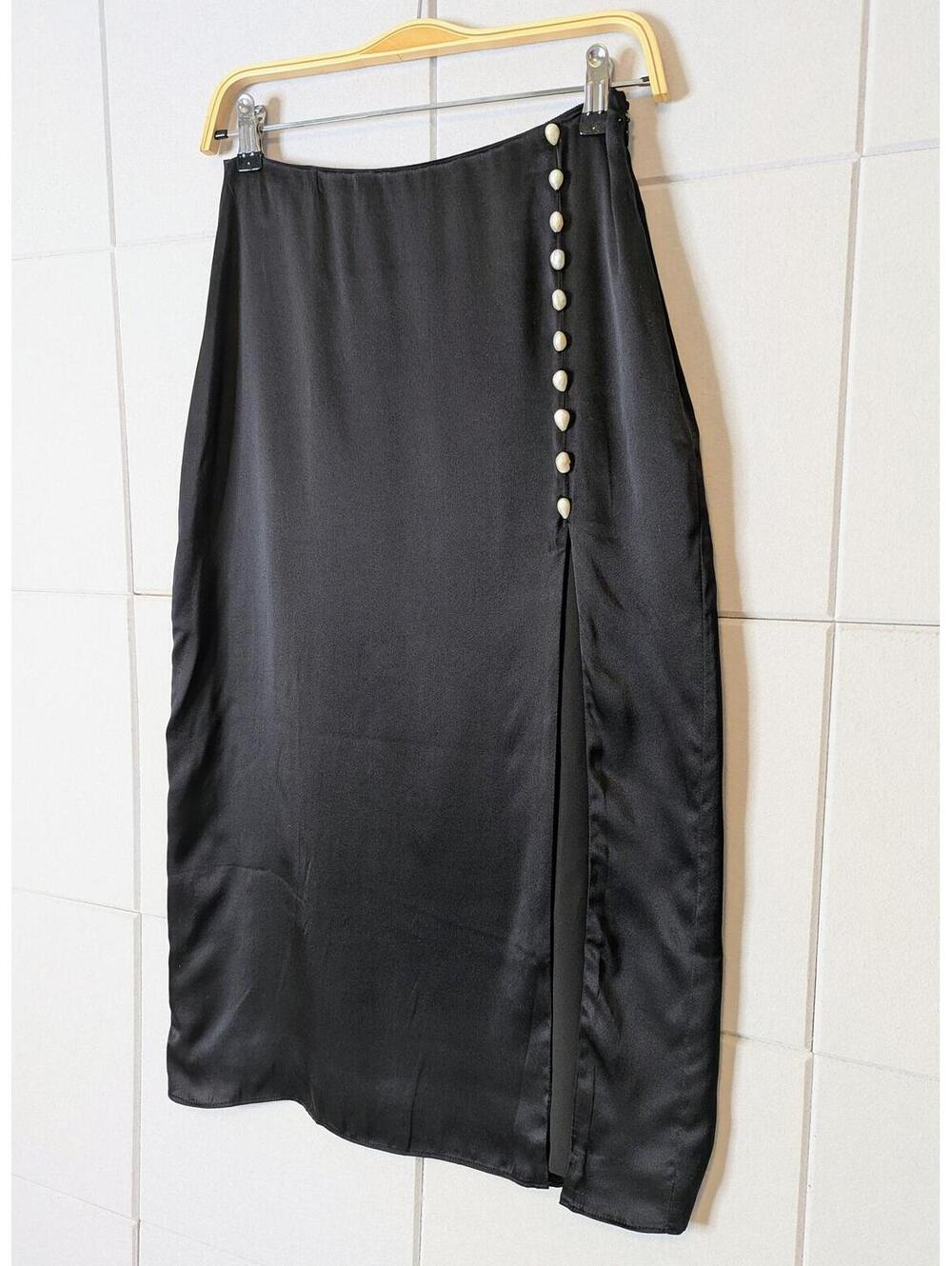 NWT Cami NYC 'The Kalanni' embellished silk charmeuse midi skirt - Picture 2 of 7